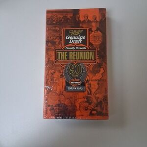 Harley Davidson‎ The Reunion VHS Sealed 90 Years Miller Genuine Draft Motorcycle